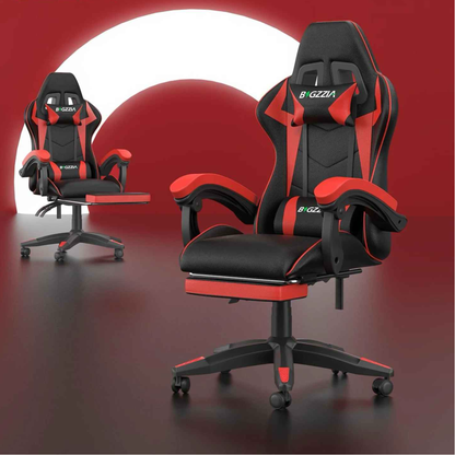 chaise de bureau ergonomique pour gamer couleur rouge