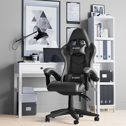 Chaises de bureau - OfficeGamingChair™ - Gris - Mon bureau, mon confort