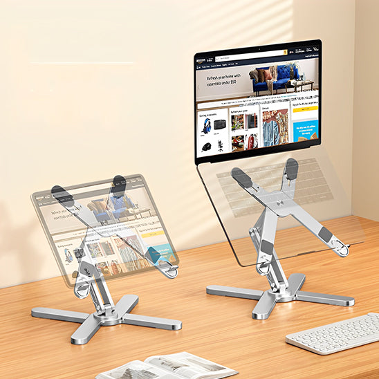 ordinateur portable posé sur support ordinateur portable