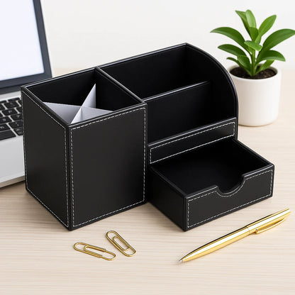 organisateur de bureau noir élégant robuste