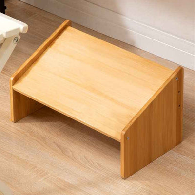 repose pied bureau en bois
