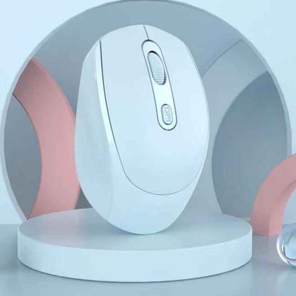 souris sans fil bluetooth coloris bleu