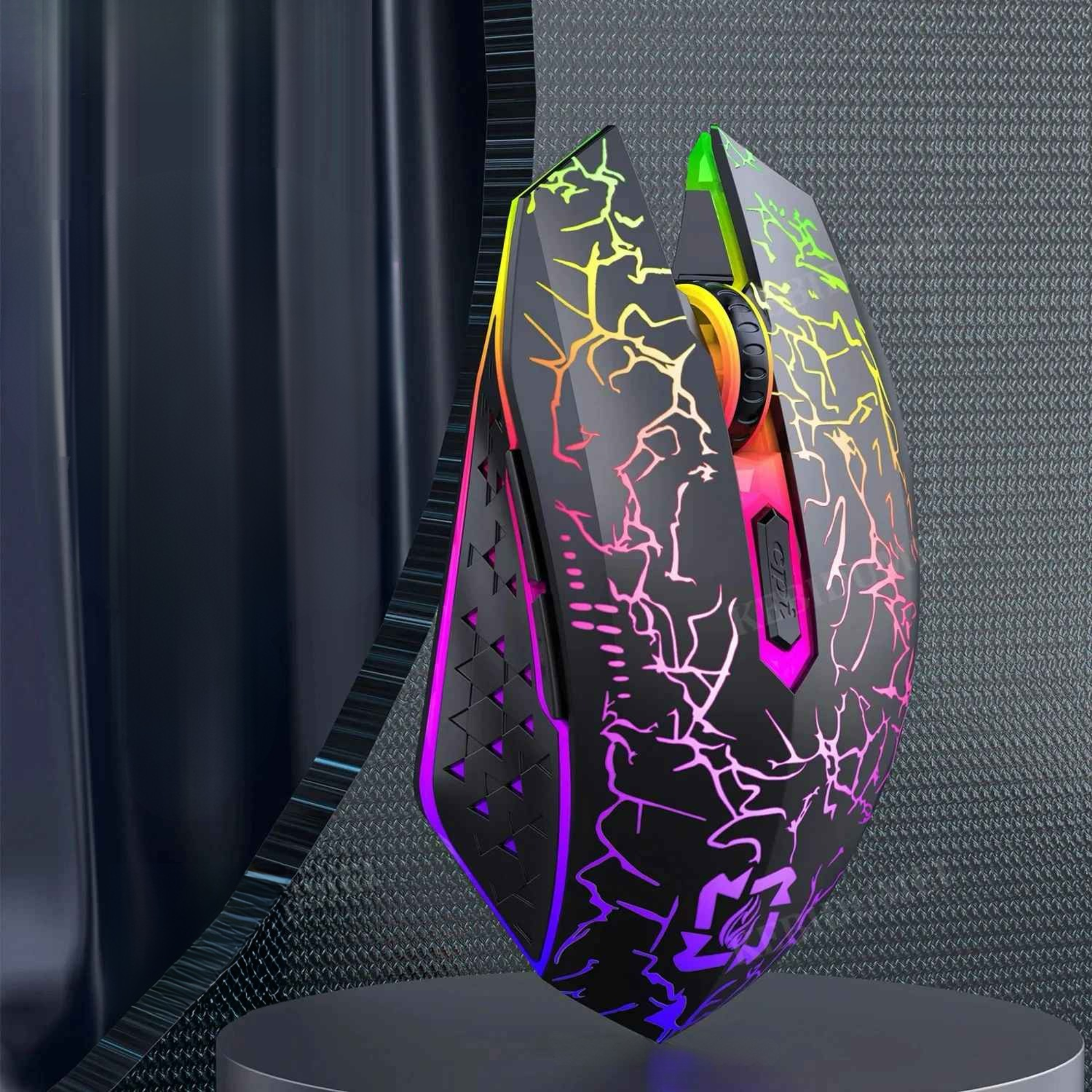 souris sans fil gamer couleur noire